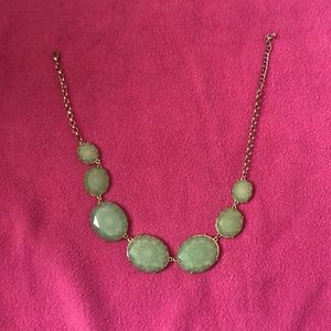 mint green necklace